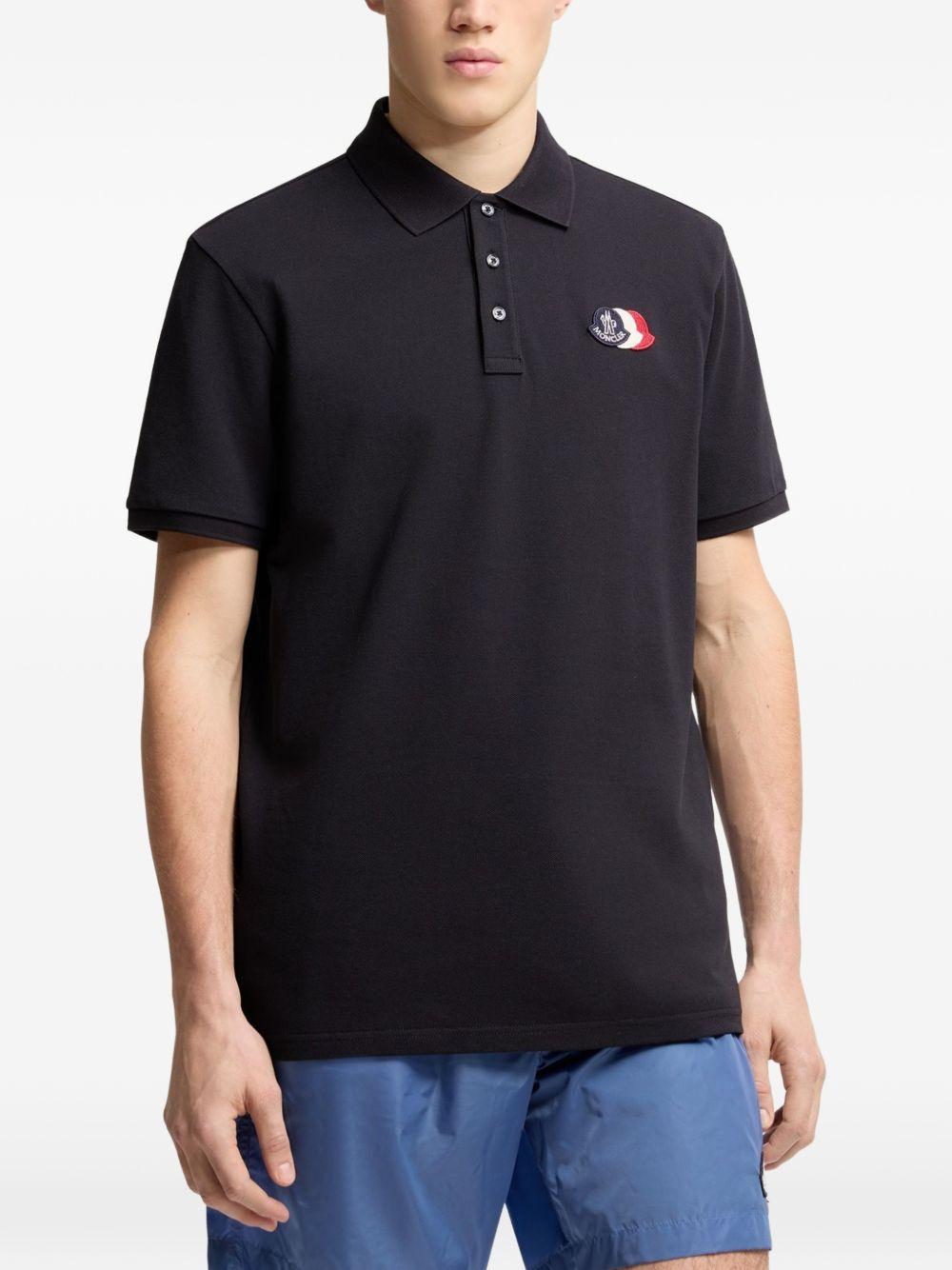 logo-patch polo shirt L10918A00030 89A1677X MONCLER 