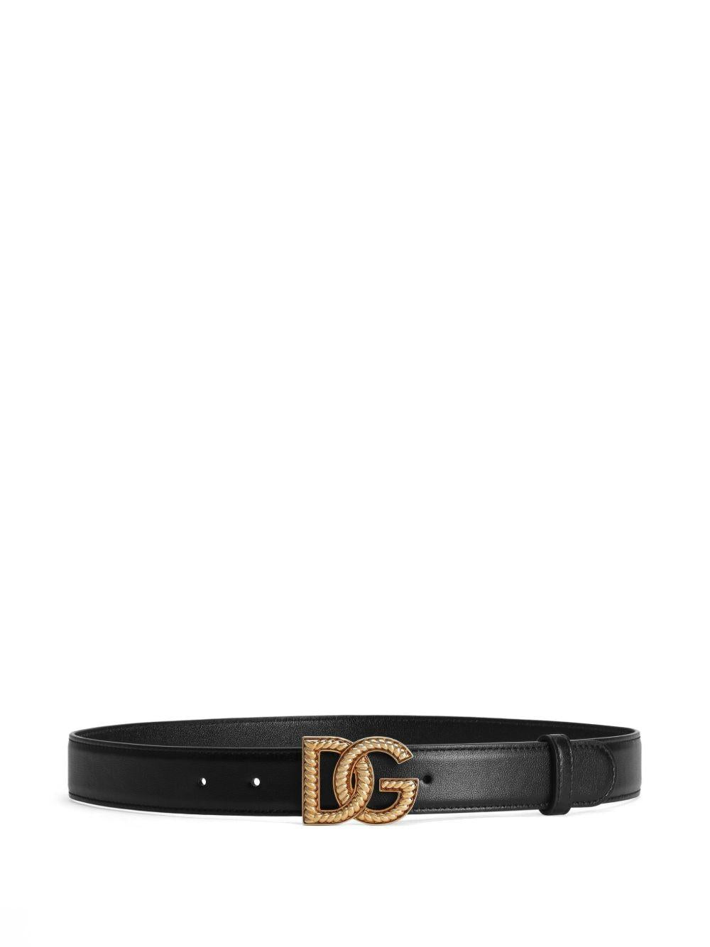 logo-plaque leather belt BE1663 AV95680999 DOLCE & GABBANA 