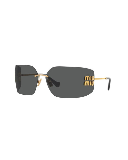 MU 54YS IRREGULAR-SHAPE SUNGLASSES 400-MU 54YS 5AK5S0 80 MIU MIU 