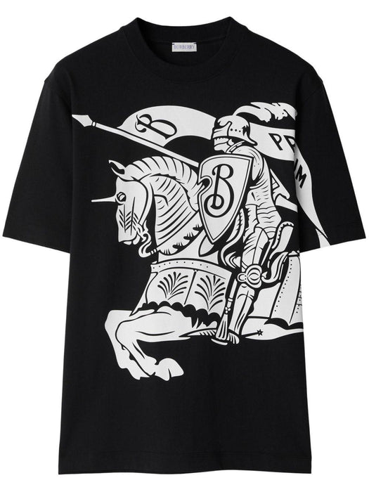 Equestrian Knight-print cotton T-shirt 8095058 A1189 BURBERRY 