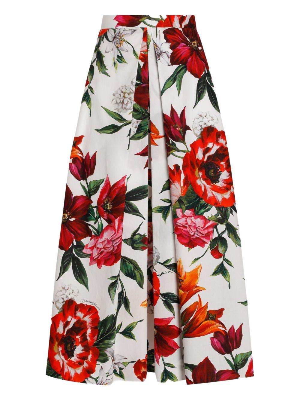 floral-print midi skirt F4C10T HS5TQHA5PB DOLCE & GABBANA 