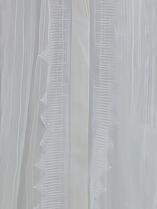 lace-trimmed pleated shirt 25AHT38917 107 CHLOÉ 