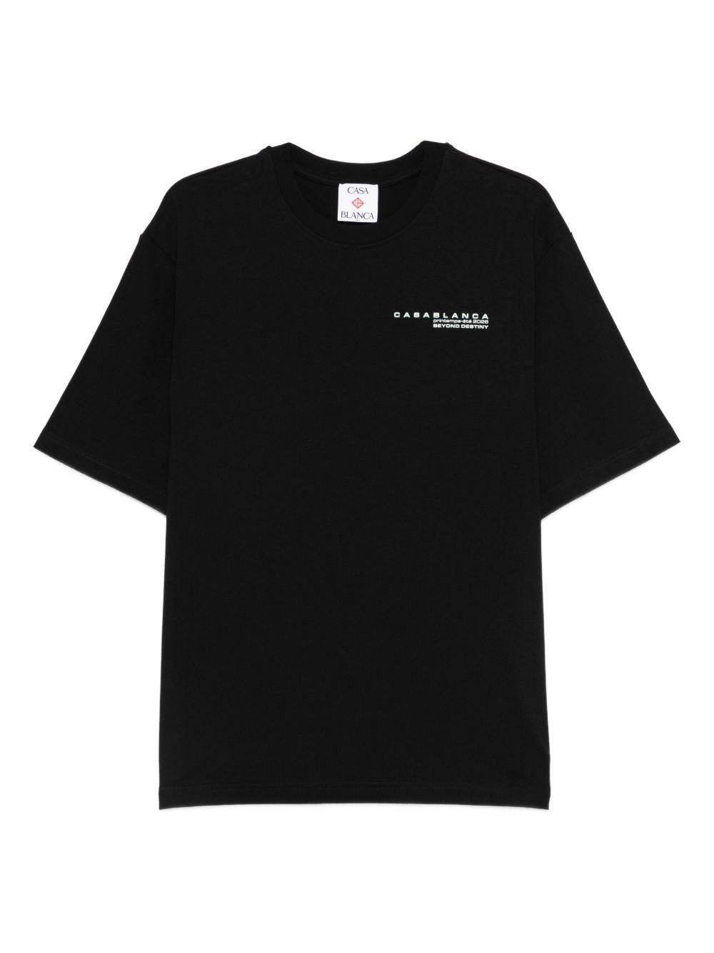 oversized T-shirt M-SP26-JTS-044-06 GLITCH ORCHID CASABLANCA 