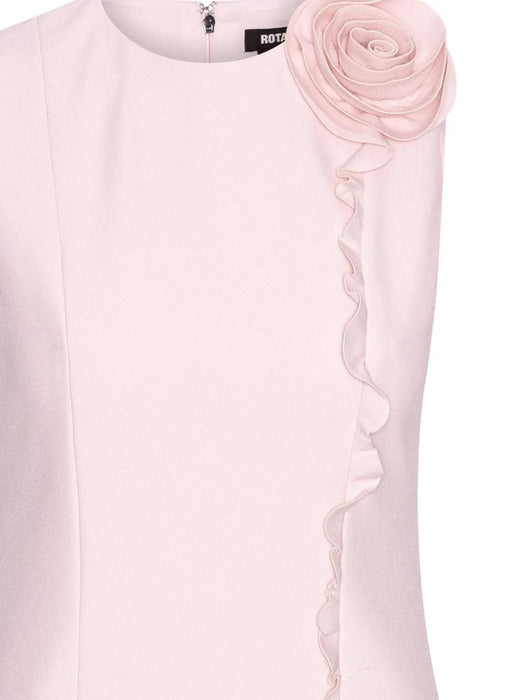Crepe mini dress w/rose 116323556  ROTATE 