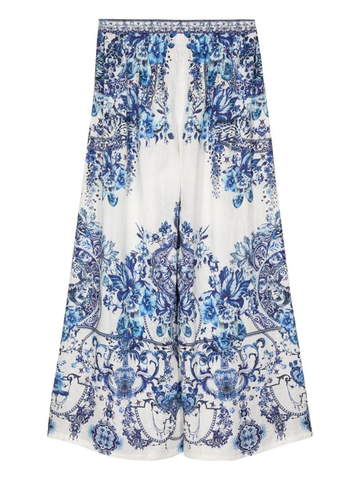printed wide-leg trousers 00029549 GLAZGRAS CAMILLA 