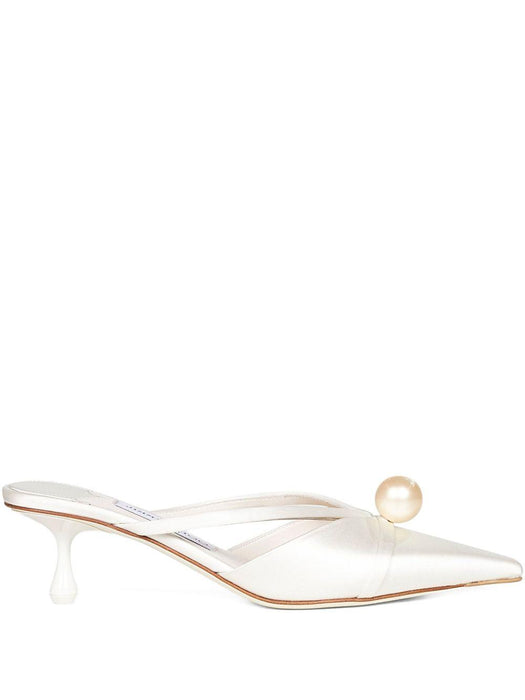50mm pearl-embellished pointed-toe mules SANA MULE 50 AOD IVORY/WHITE JIMMY CHOO 