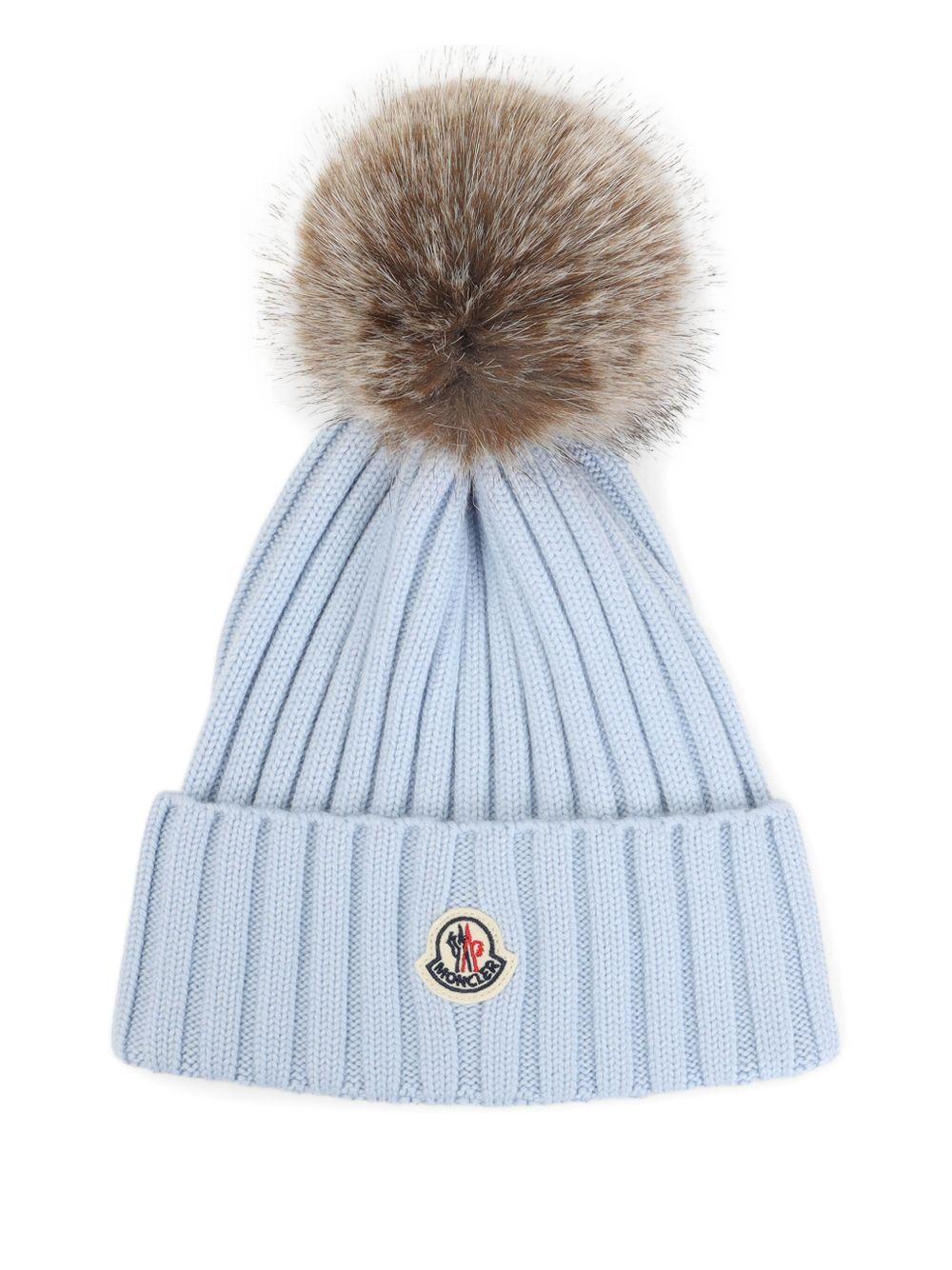 ribbed-knit pom-pom beanie K20933B00064 A932770T MONCLER 