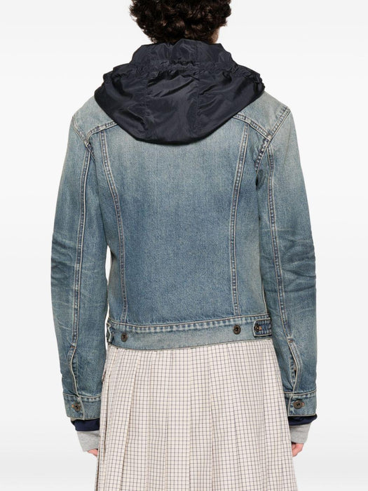 hooded denim jacket GWB305 S OOO 183CF0013 MIU MIU 
