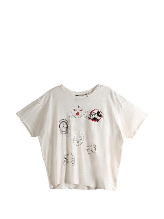 SIGNATURE TEE 2U007Q1010VWT VINTAGE CREAM PALY HOLLYWOOD 