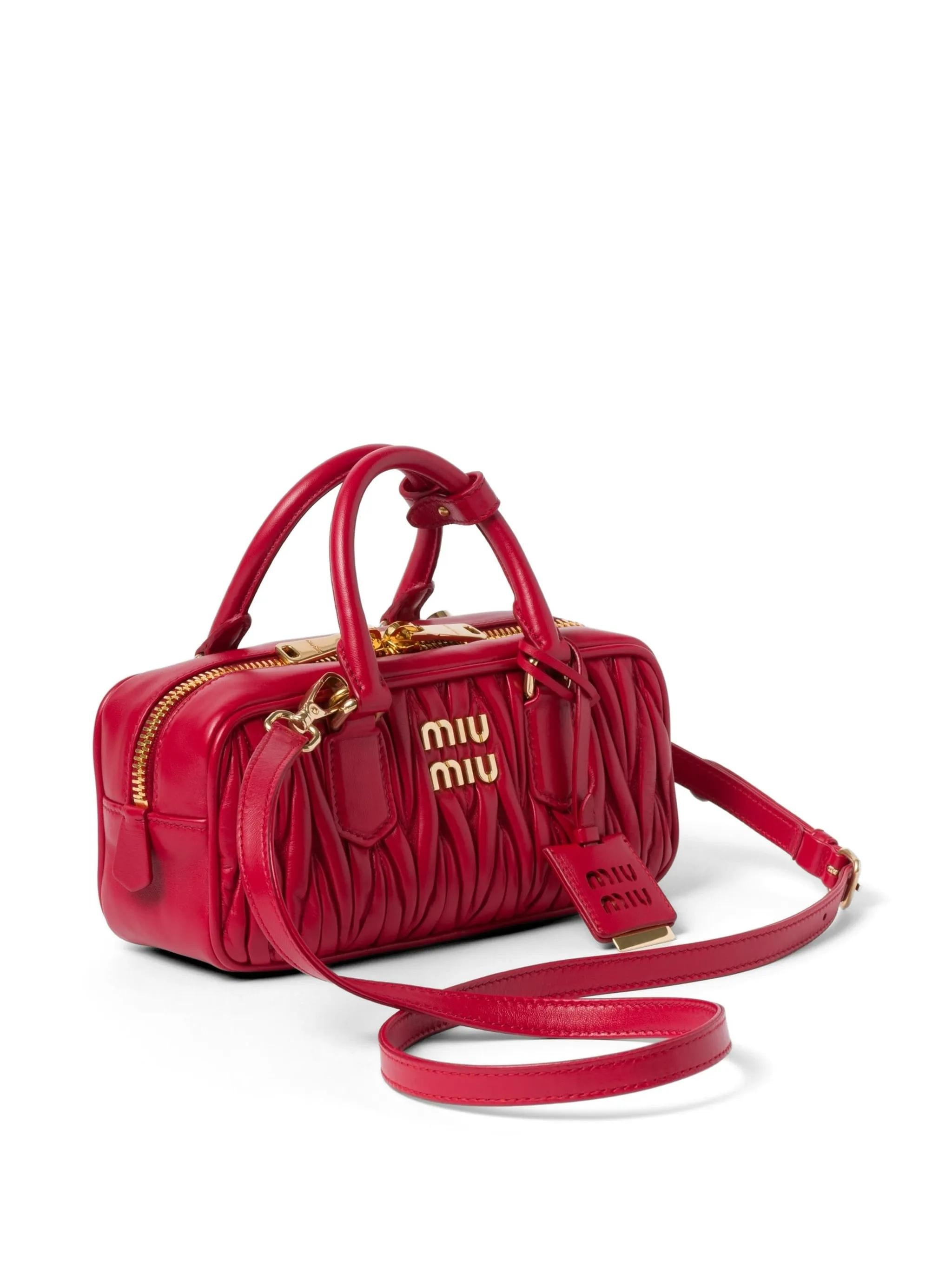 Arcadie matelassé nappa-leather bag 5BB142 V OON AN88F0011 MIU MIU 