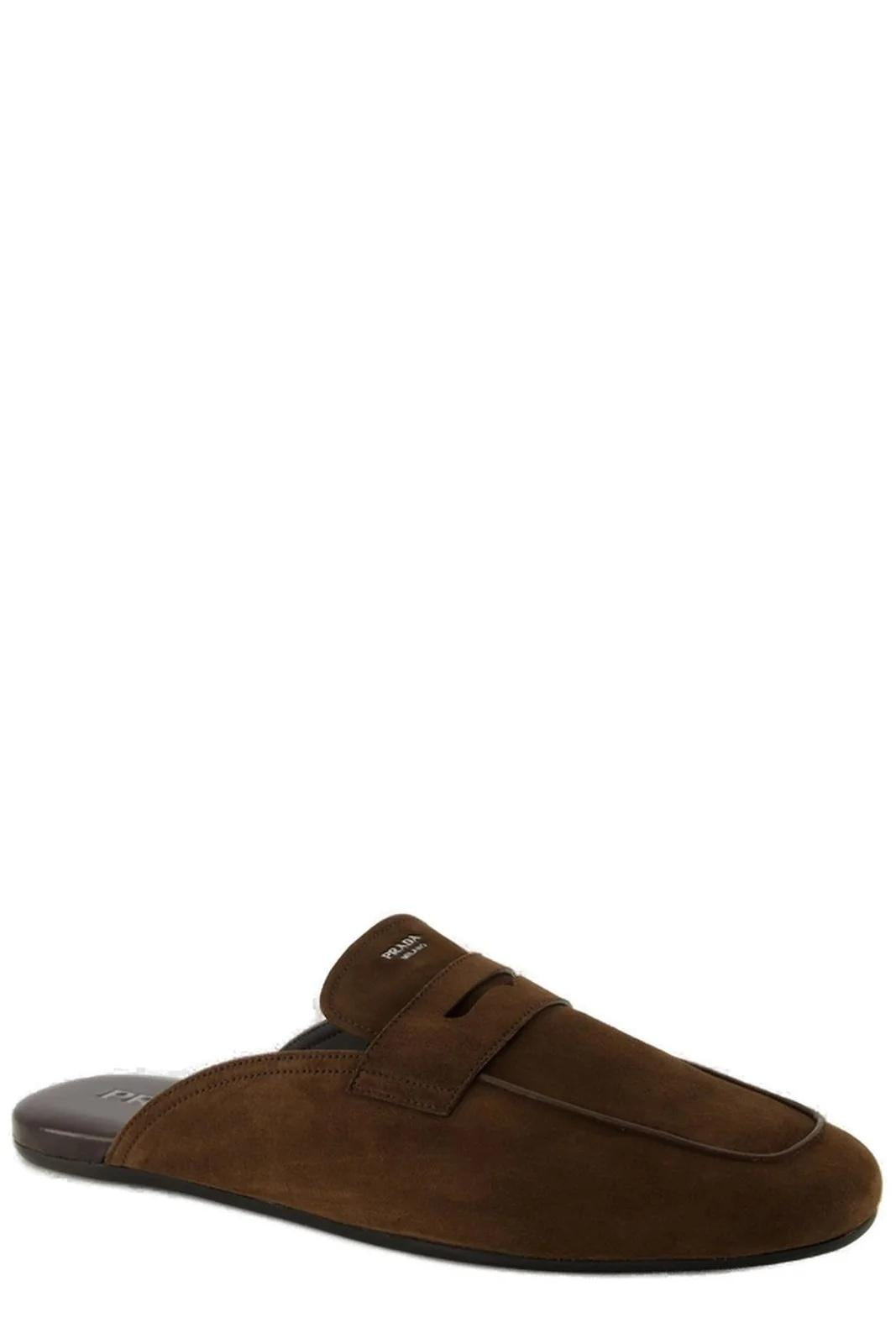 Prada Logo-Detailed Slip-On Mules 2DG159 F G012 7V6F0003 PRADA 