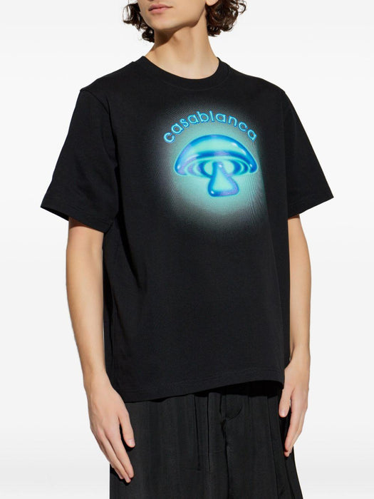 Airbrush Mushroom T-shirt M-SP26-JTS-001-12 AIRBRUSH MUSHROOM CASABLANCA 