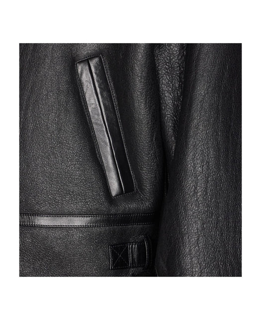 Leather Bomber Jacket<BR/> 837363 YCOW21010 SAINT LAURENT 