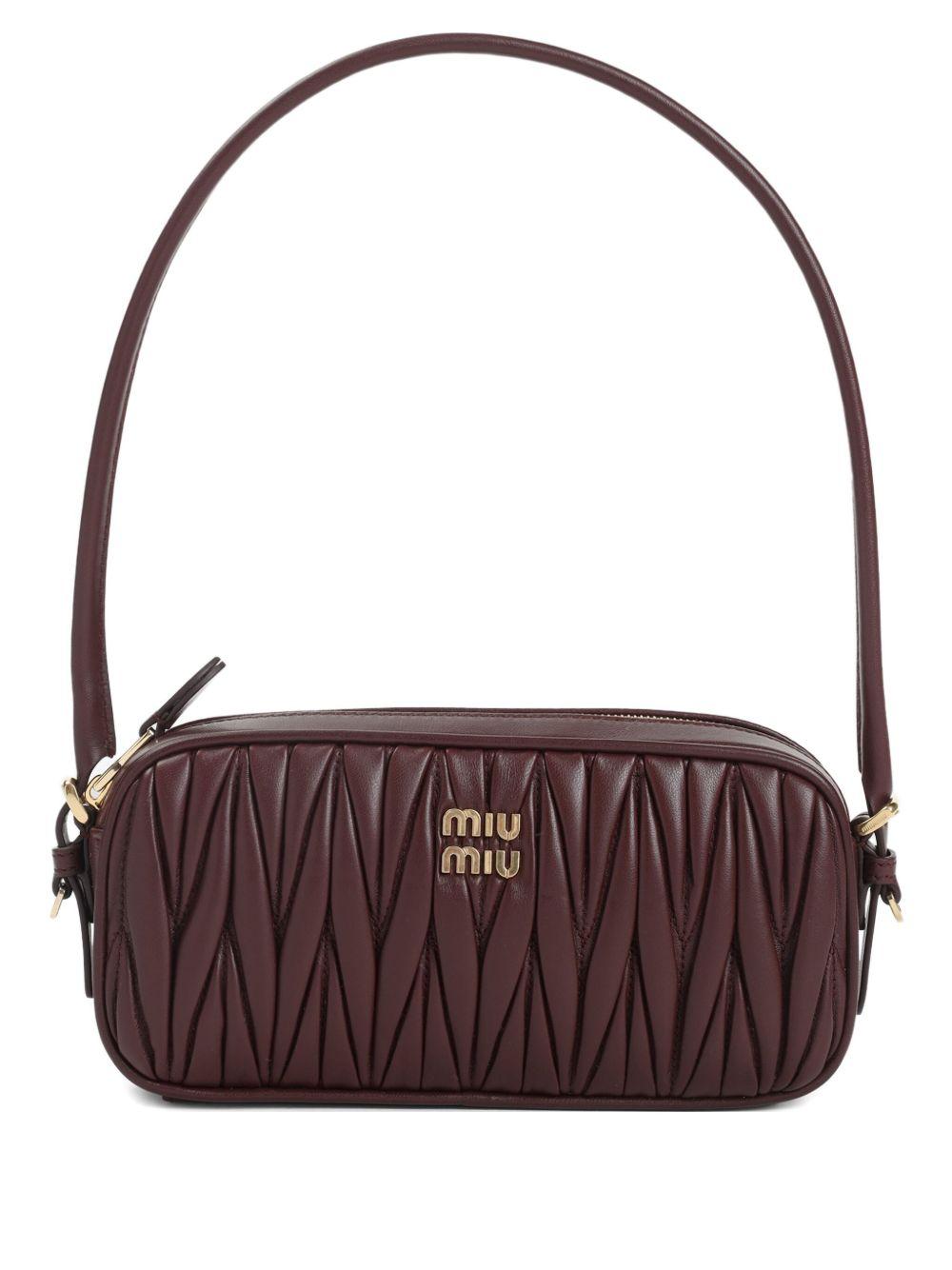 quilted leather shoulder bag 5NE024 AFPPF0007 MIU MIU 
