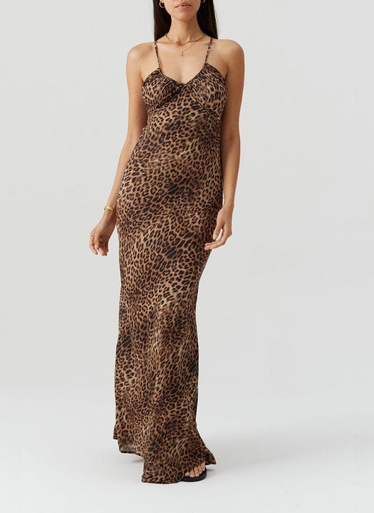 Jacey Cheetah Dress JACEY CR CHTH MELISSA ODABASH 