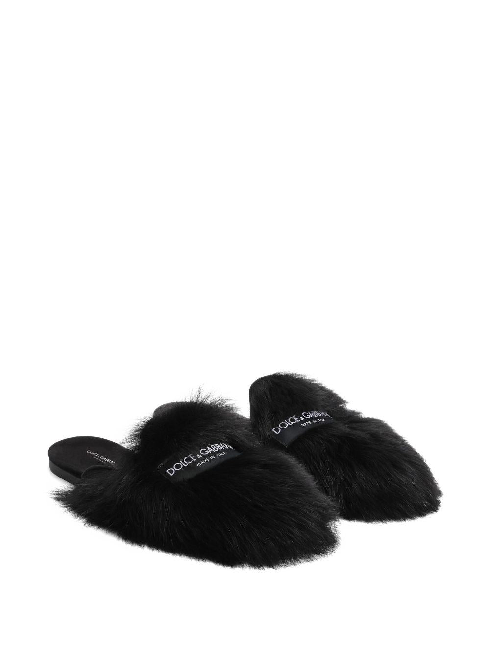fur mules CI0224 A9Y9380999 DOLCE & GABBANA 