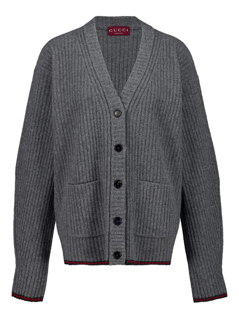 V-neck buttoned cardigan 835979 XKEX61073 GUCCI 