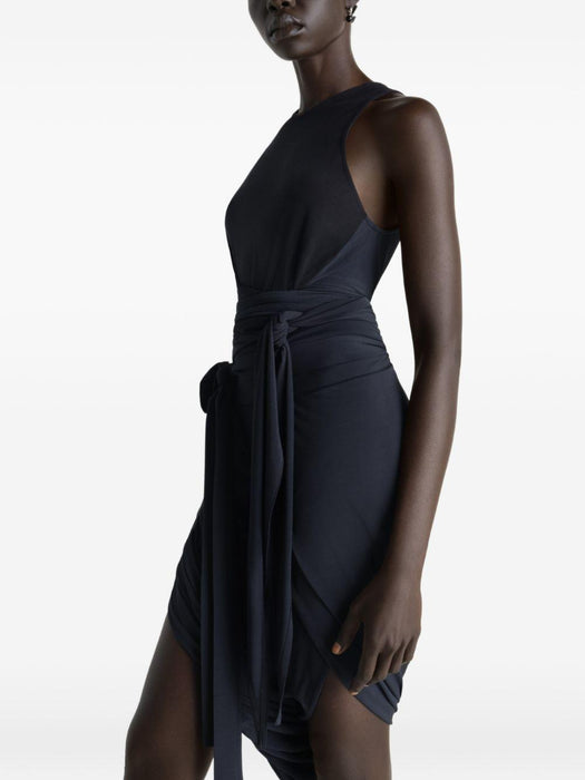 Draped wrap top<BR/><BR/> OT0008 LJ1050BK980 LEMAIRE 