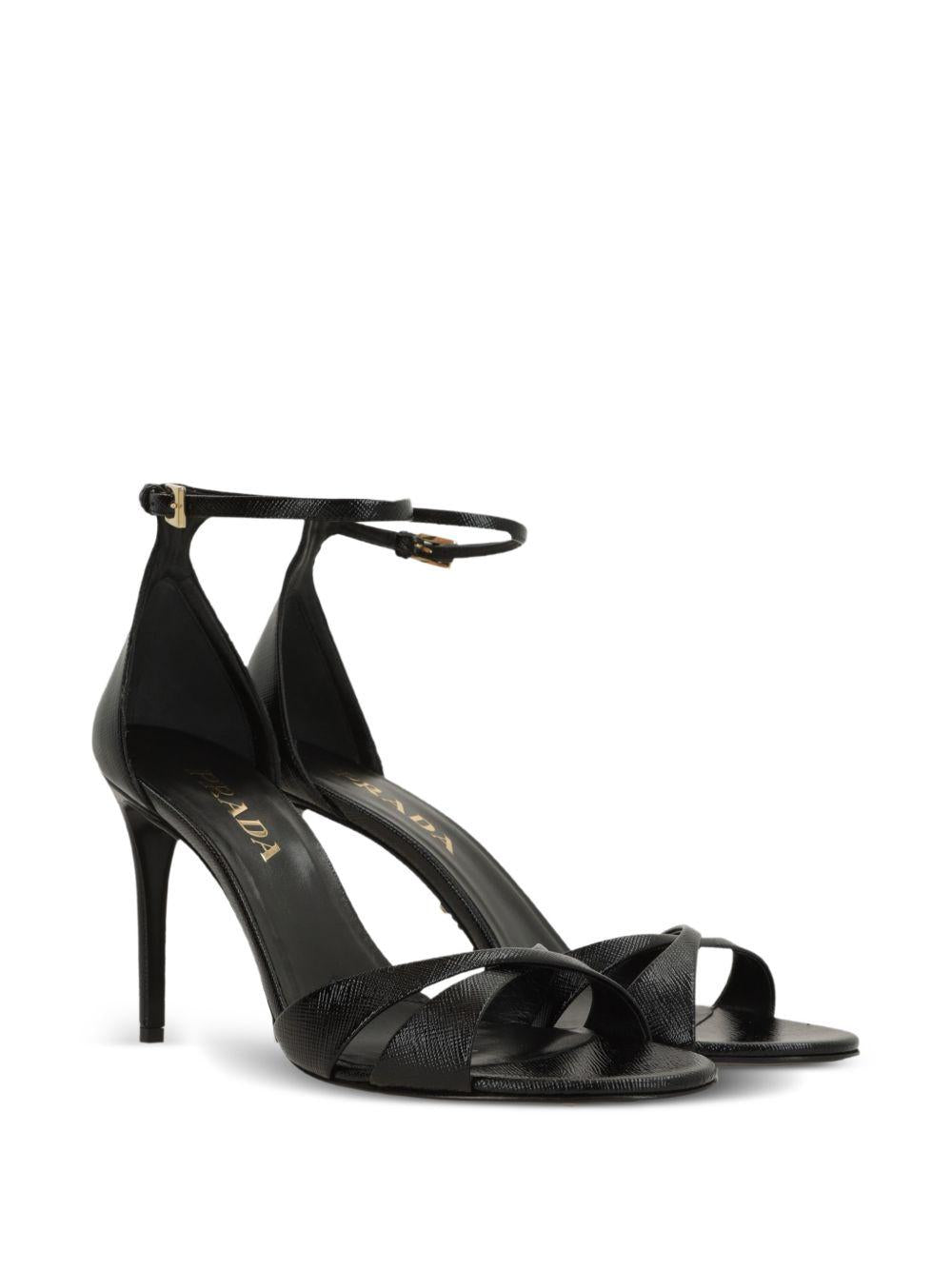 criss-cross strap sandals 1X288O F 095 3A9SF0002 PRADA 