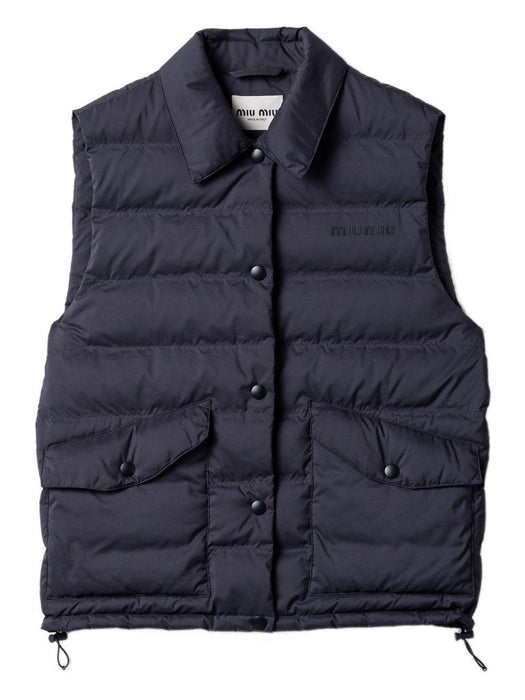 flapped-pocket gilet ML1407 S OOO 158AF0008 MIU MIU 