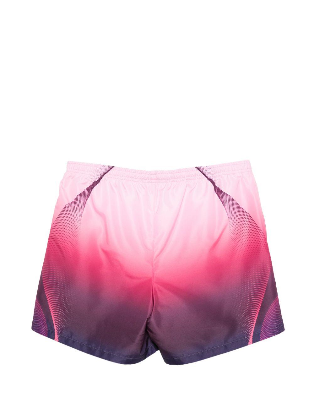 Aubergine Gradient Printed Swim Shorts M-SS26-TR-032-02 AUBERGINE GRADIENT CASABLANCA 