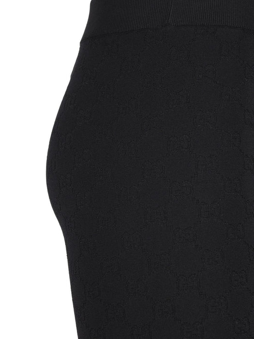 gg motif ribbed leggings<BR/><BR/> 852277 XKFCP1000 GUCCI 