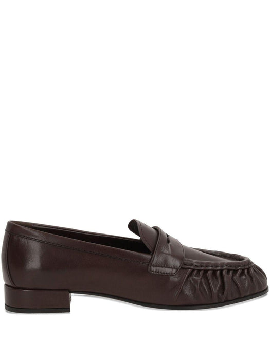 pleated leather loafers 1D175O F 020 007F0003 PRADA 