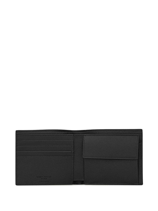 Paris logo-print leather wallet 396303 BTY0N1000 SAINT LAURENT 