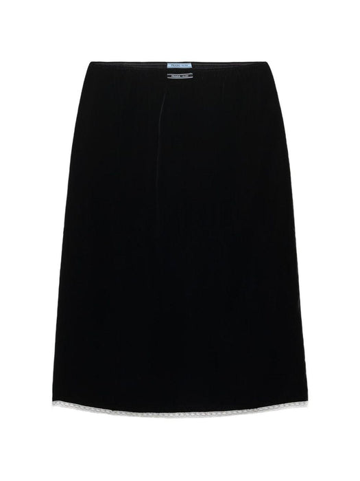 velvet pencil skirt SG6172 S OOO 178YF0002 PRADA 