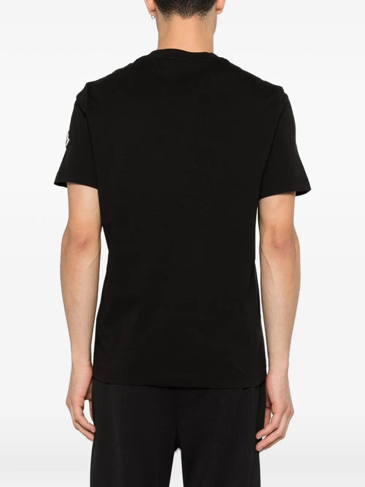 Cotton logo T-shirt L1-091-8C000-75-89B8U 999 MONCLER 