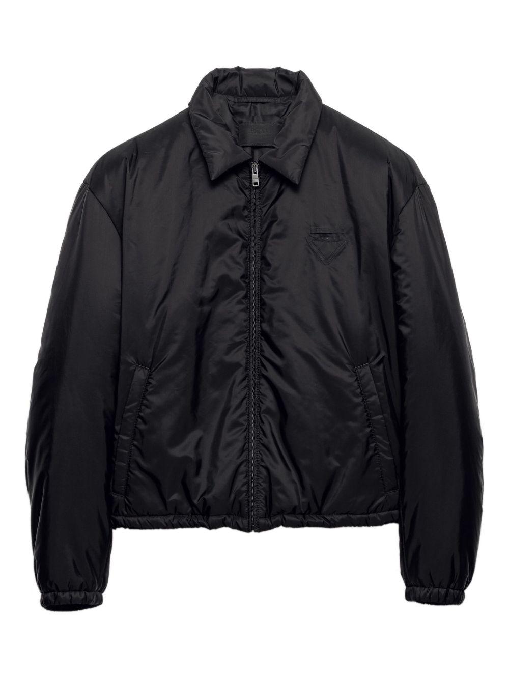 triangle-logo padded jacket<BR/><BR/> SGC912 S OOO 1WQ9F0002 PRADA 