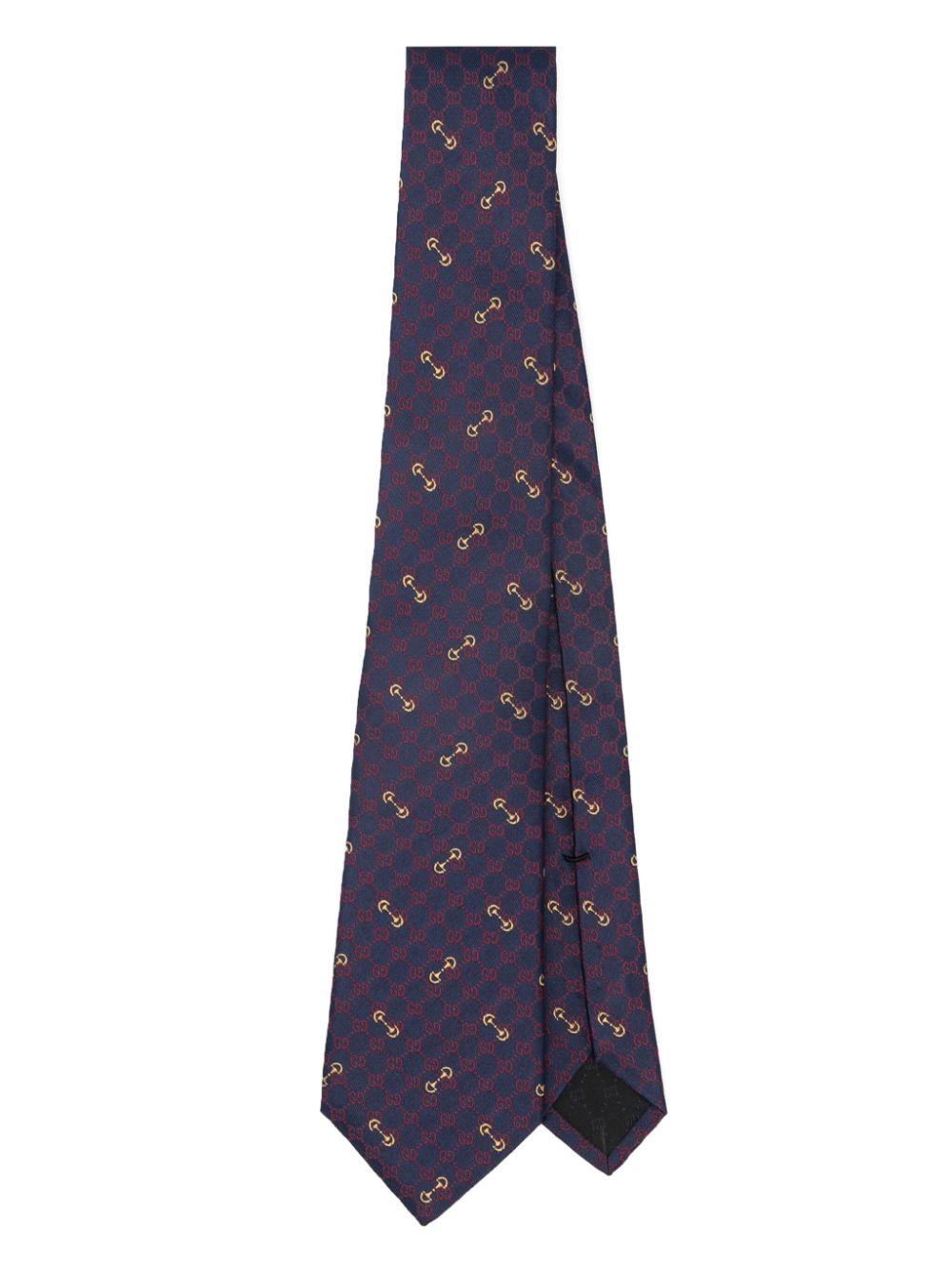 GG jacquard silk tie 744379 4E2174174 GUCCI 