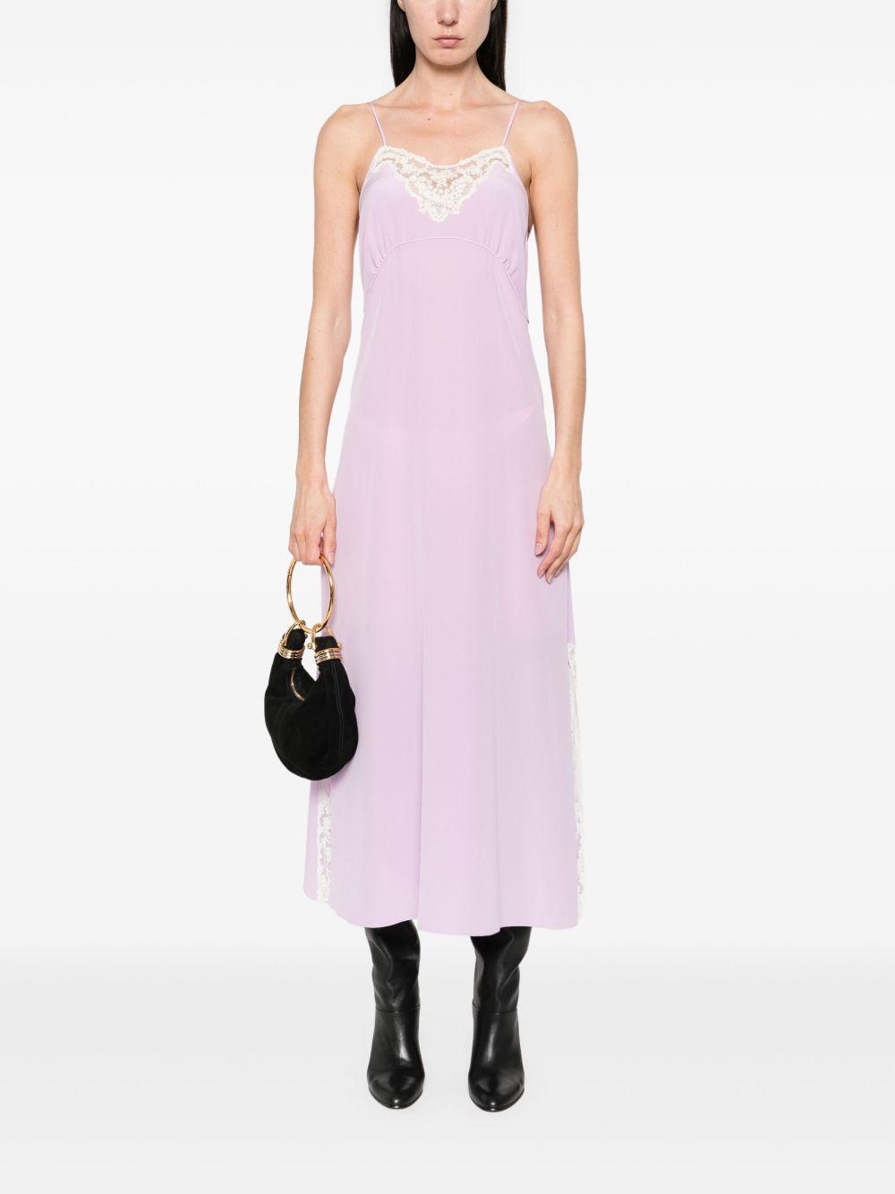lace-detail midi dress 25ARO24077 51H CHLOÉ 
