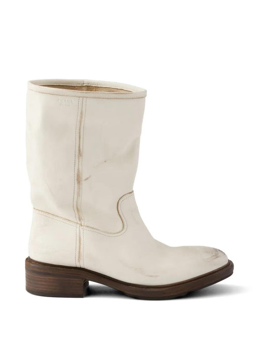 Effect Leather Boots 1U509O F045 V69F0K74 PRADA 