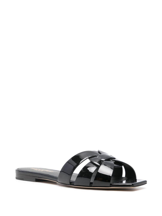 tribute 05 flat s / tribute mules in smooth leather 571952 B8I001000 SAINT LAURENT 