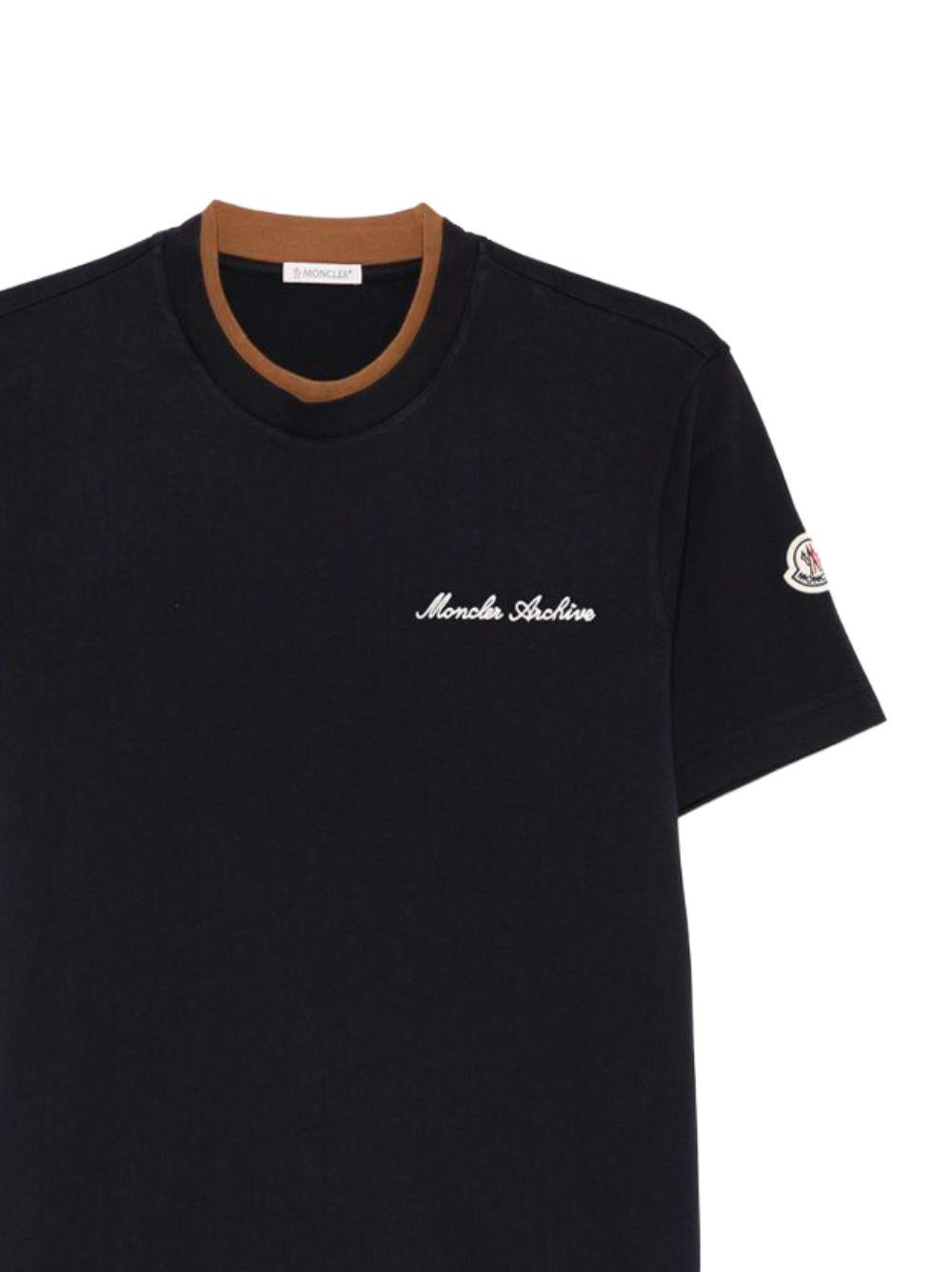 crew neck short-sleeve T-shirt L10918C00015 89AYY742 MONCLER 