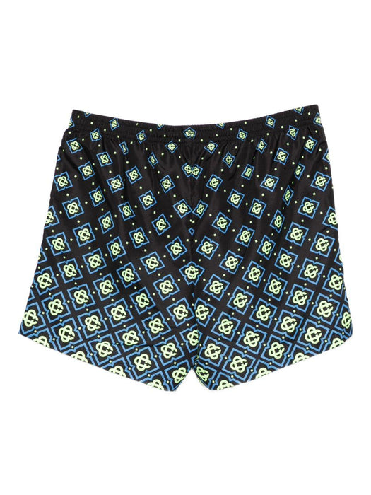 Degrade Monogram Swim Shorts M-SP26-TR-032-04 DEGRADE BLACK MONOGRAM CASABLANCA 