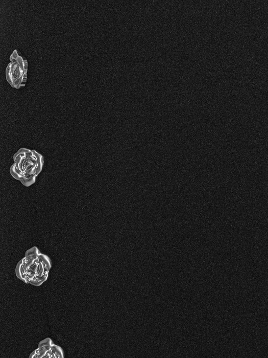 button-embellished midi dress 114517100 100 ROTATE 