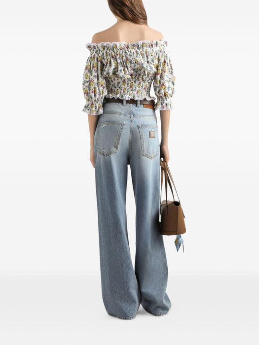floral-print off-shoulder top F7BG4T HS5T9HA5XL DOLCE & GABBANA 