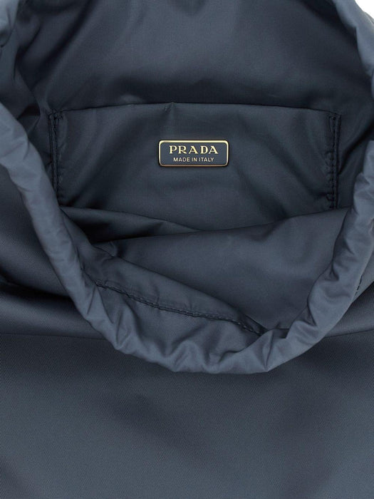 Logo-plaque drawstring shoulder bag 1NK001 2HG6F0D57 PRADA 