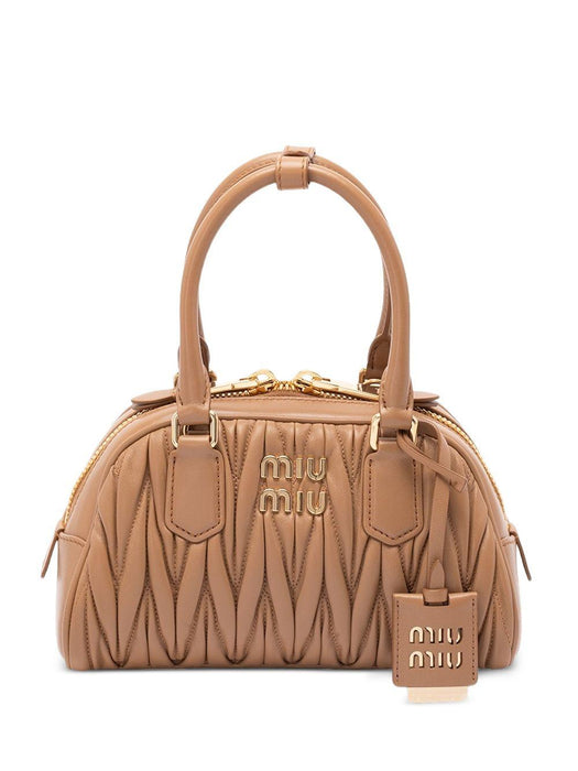 Matelassé leather tote bag 5BB191 V OLO AN88F098L MIU MIU 