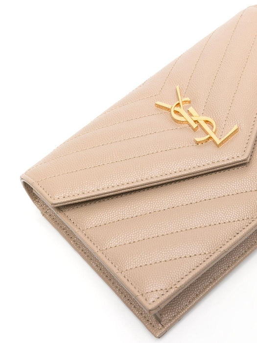 small Cassandre Envelope leather clutch bag 742920 BOW012721 SAINT LAURENT 