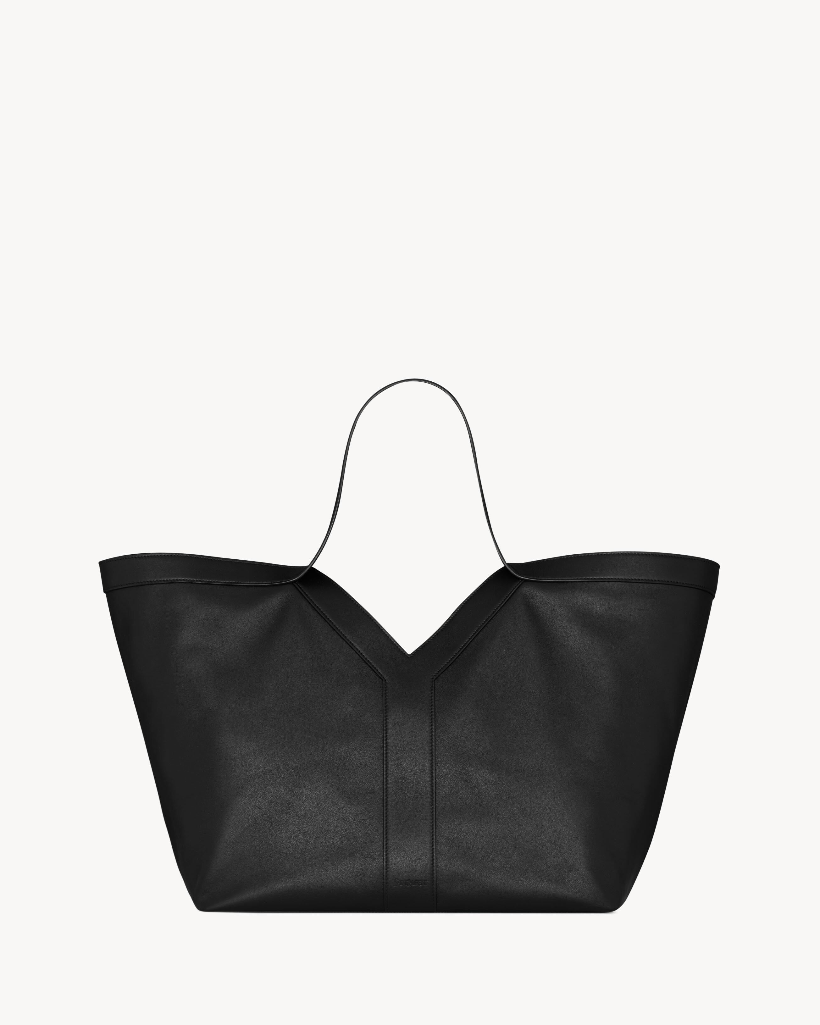 Y TOTE IN LEATHER 817602 AAEB31000 SAINT LAURENT 