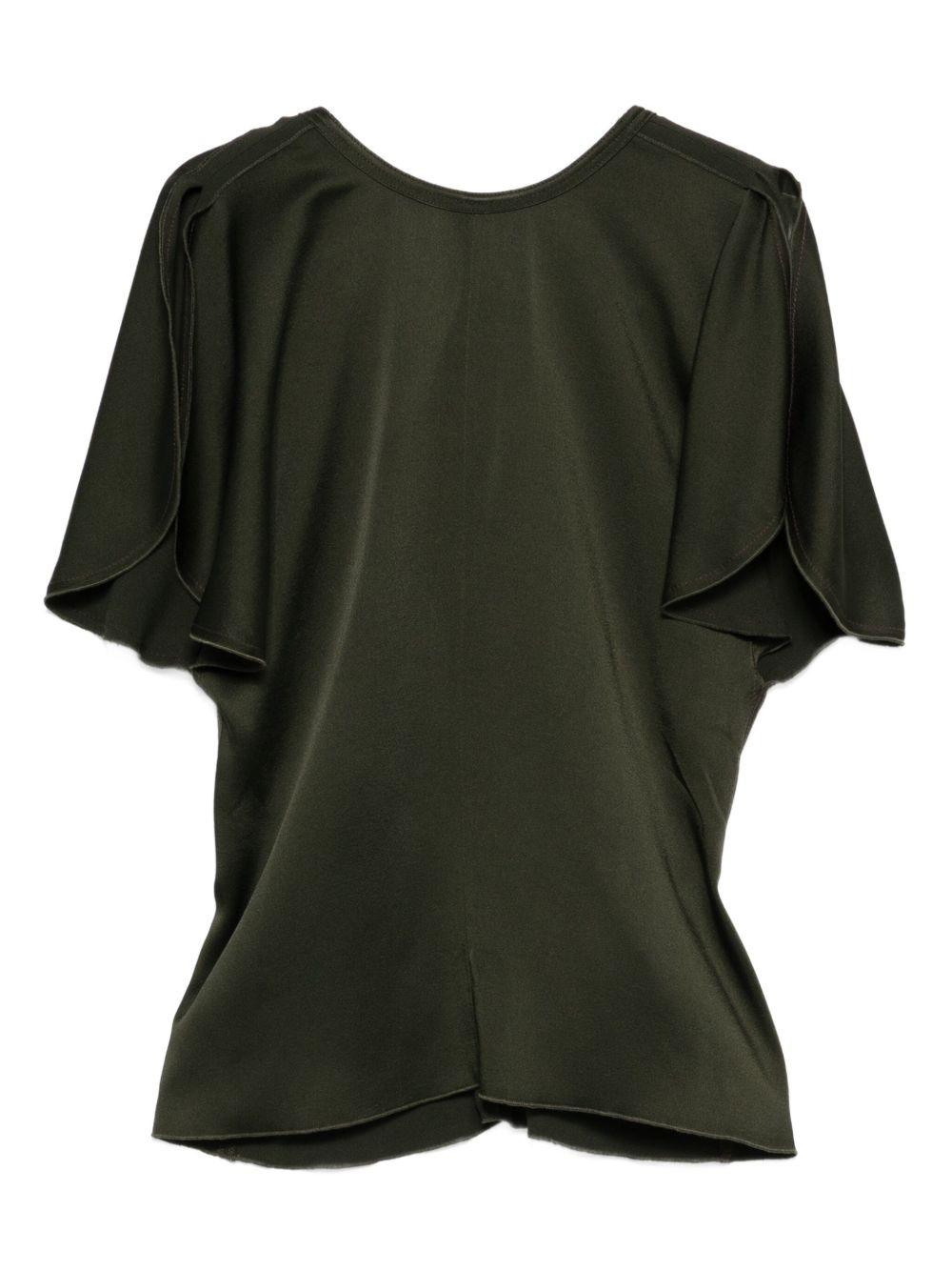draped-sleeve blouse 1425WTP006579A 2706 VICTORIA BECKHAM 