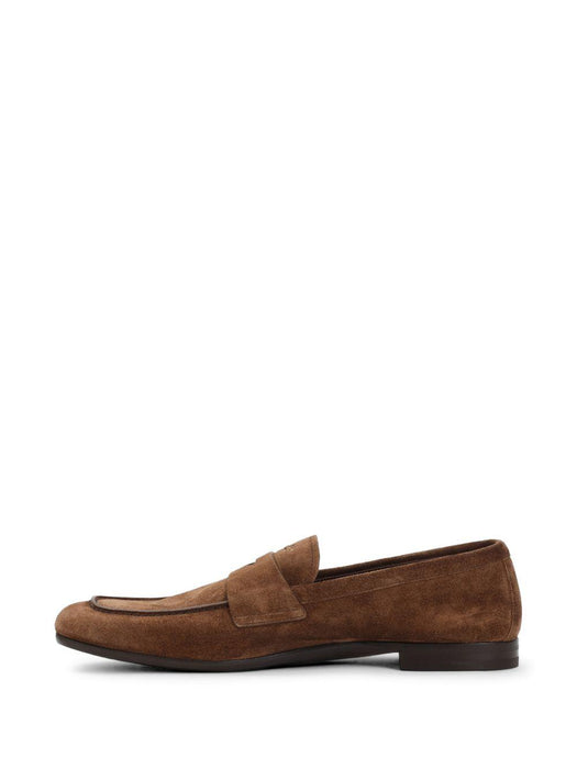 piped detail leather loafers 2DF090 F X000 054F0324 PRADA 