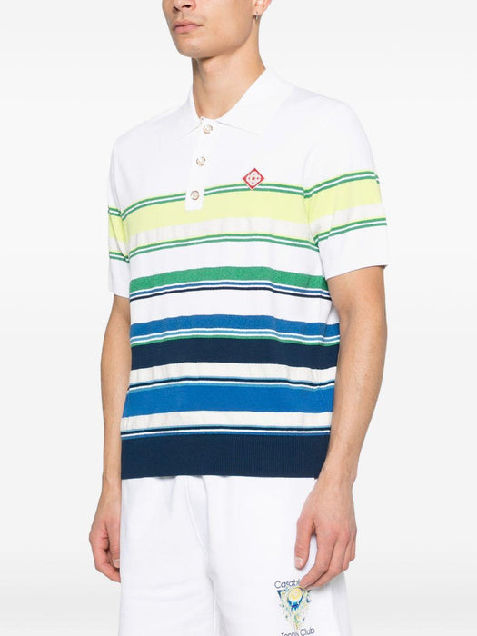 striped polo shirt M-SP26-KW-1361-01 GRADIENT STRIPE CASABLANCA 