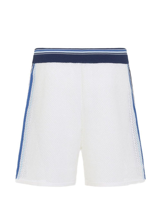 mesh shorts M-SS26-KW-1306-01 WHITE / BLUE CASABLANCA 