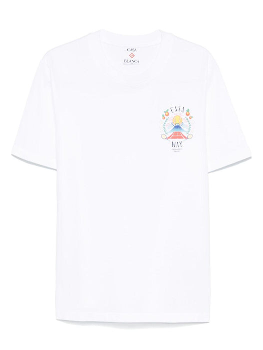 Casa Way T-shirt MPF25-JTS-001-08 CASA WAY MOUNTAIN CASABLANCA 