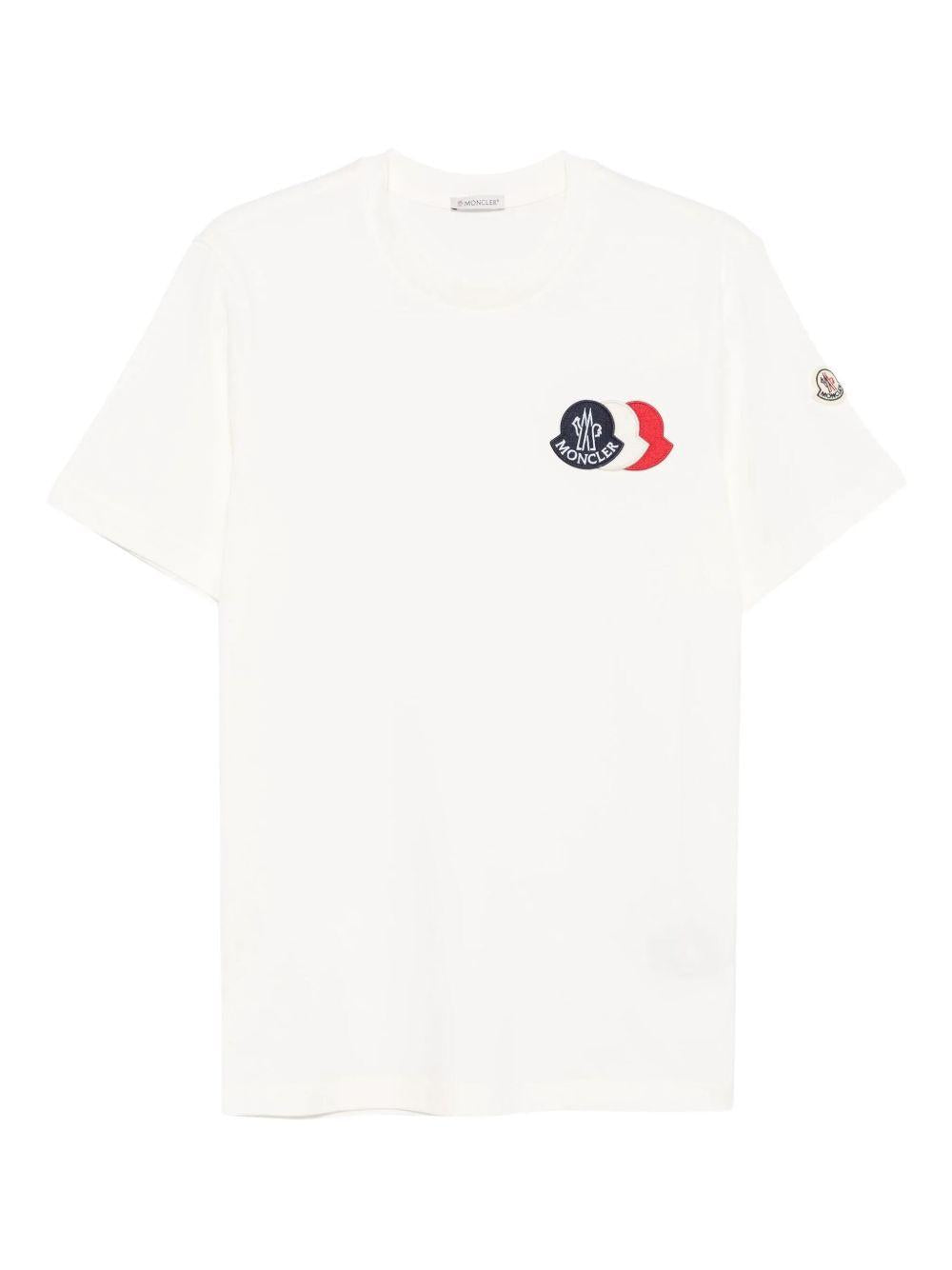 logo-patch T-shirt K20918C00056 89AUG034 MONCLER 