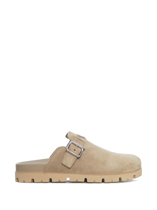 Logo buckle suede mules 2S3003 FG000 054F0F24 PRADA 
